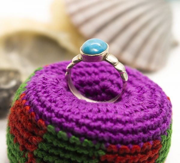 BLUE TURQUOISE RING