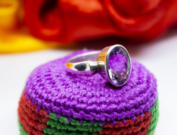 Purple Amethyst Ring