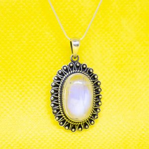 Rainbow Moonstone Pendant