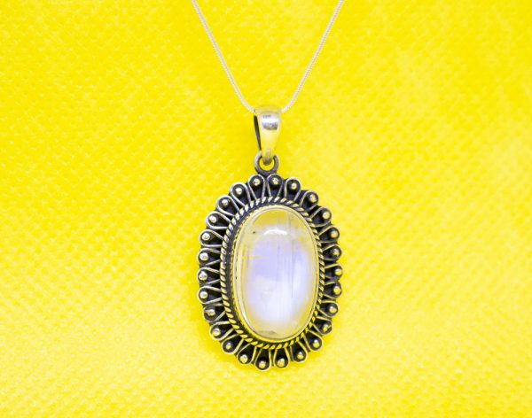 Rainbow Moonstone Pendant